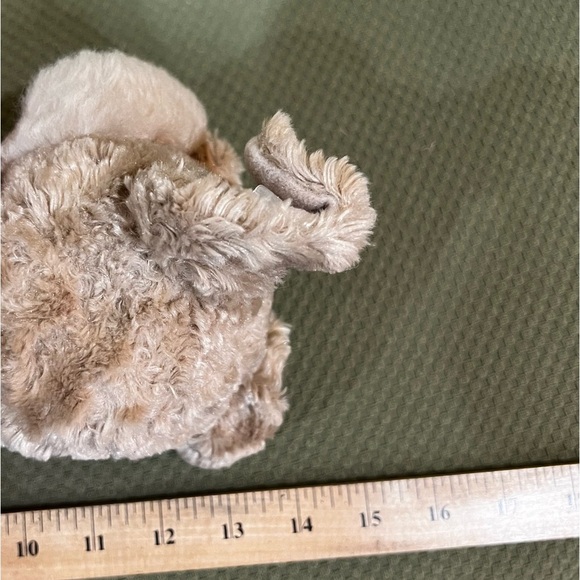 Gund Barkley Schnauzer Terrier Tan Brown Puppy Dog Red Bandana Plush 14” Stuffed - Picture 9 of 10